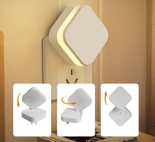 Luz de enchufe nocturna con mando