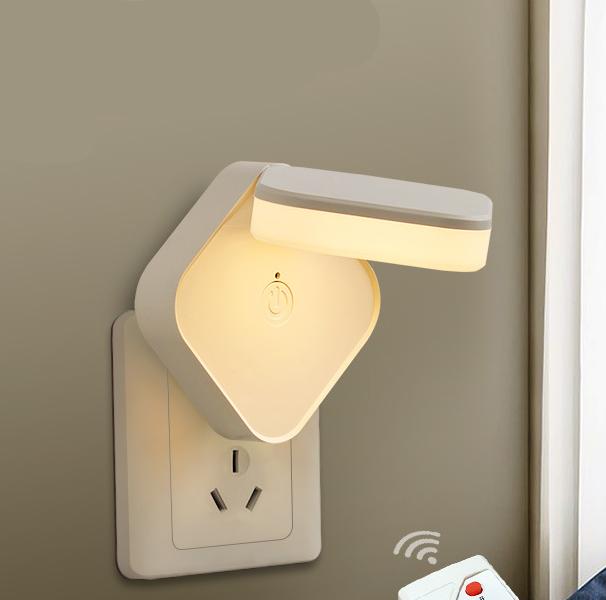 Luz de enchufe nocturna con mando