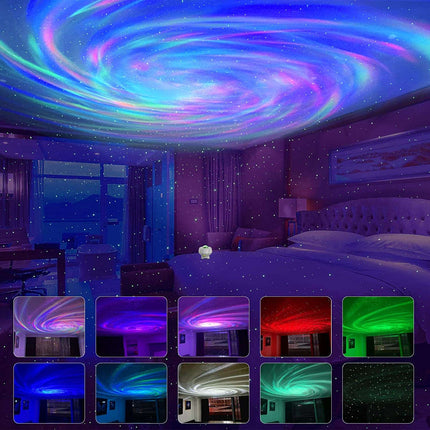 Proyector de galaxias con Bluetooth