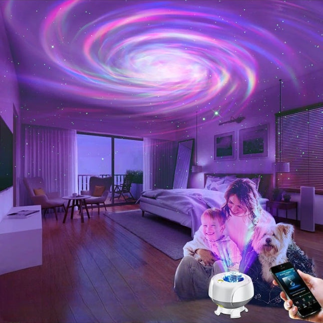 Proyector de galaxias con Bluetooth