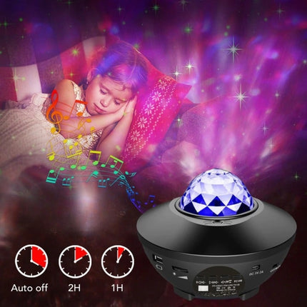 Luz nocturna proyector océano musical