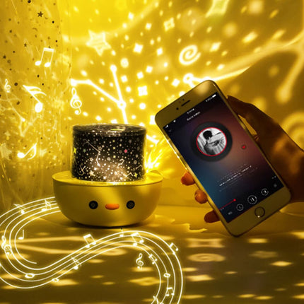 Luz nocturna pollito con proyector