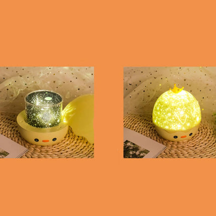 Luz nocturna pollito con proyector