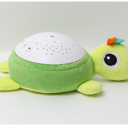 Peluche tortuga musical con proyector estrellas
