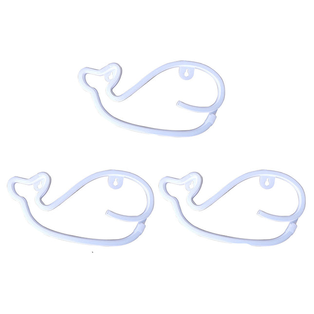 Lámpara neón LED forma ballena