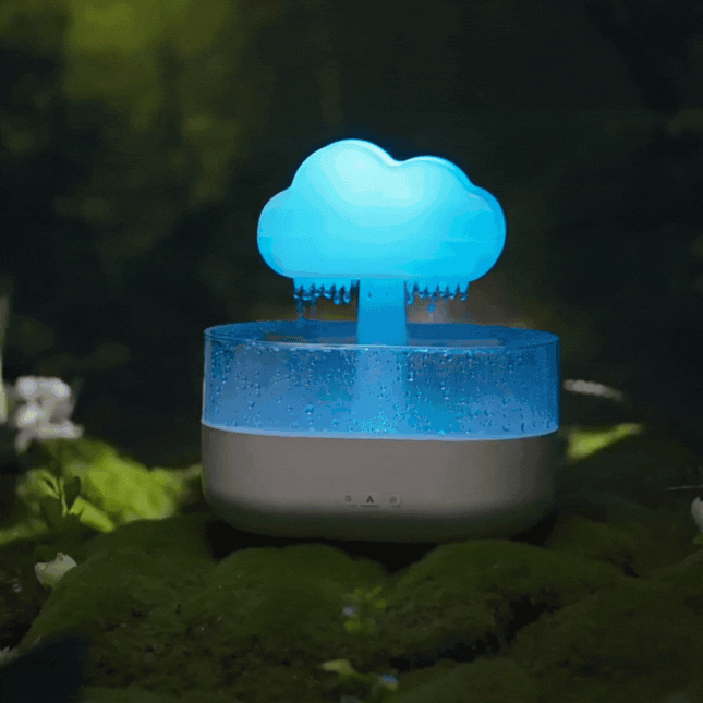 Lámpara nube LED con humidificador relajante