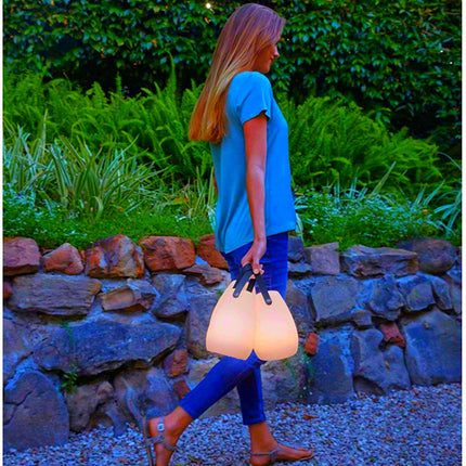 Lámpara LED portátil recargable tipo farol