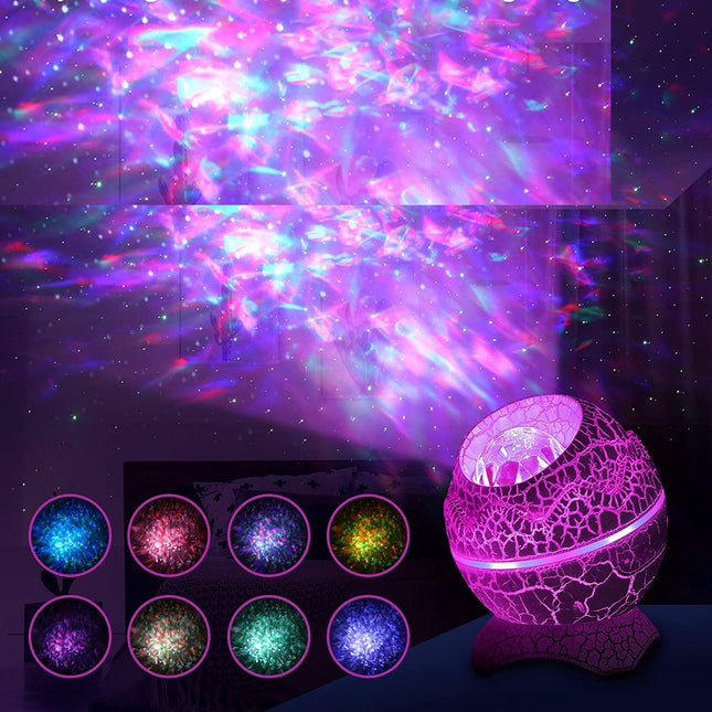 Proyector de galaxias huevo de dinosaurio