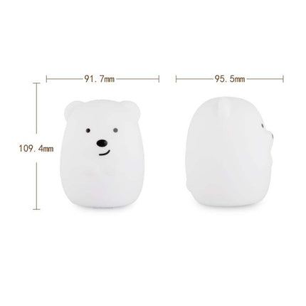 Lámpara osito LED silicona con mando