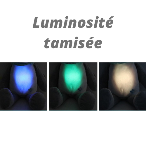 Peluche de perezoso con luz nocturna