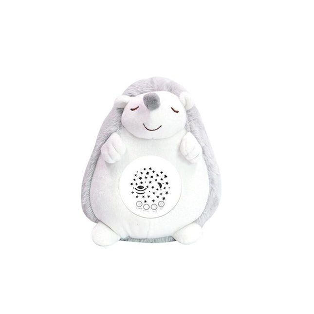 Peluche erizo musical con proyector estrellas