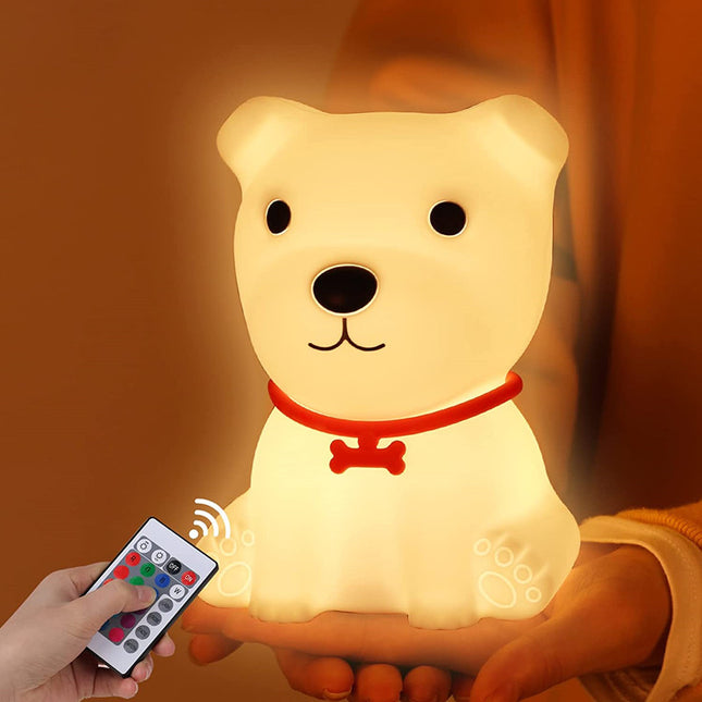 Luz quitamiedos perrito con mando distancia
