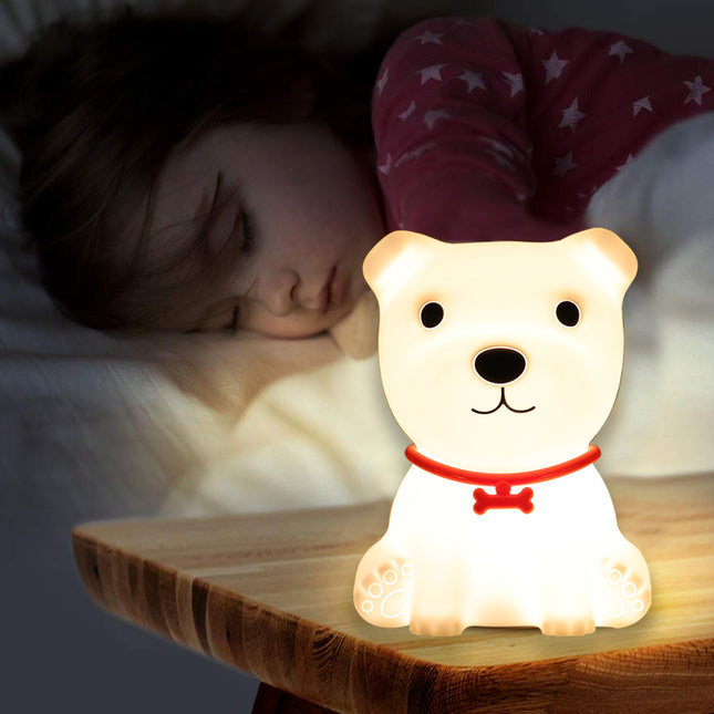 Luz quitamiedos perrito con mando distancia