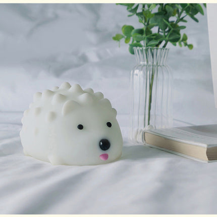 Luz quitamiedos erizo silicona recargable