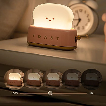 Luz de noche infantil diseño tostadora