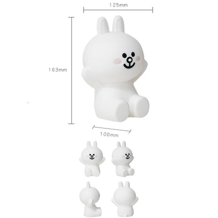 Luz nocturna bebé conejito silicona