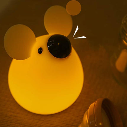 Luz nocturna infantil ratoncito recargable