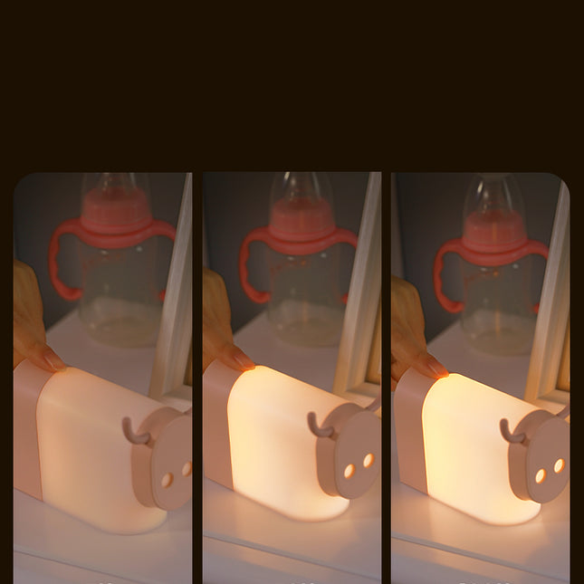 Luz de noche infantil forma vaca