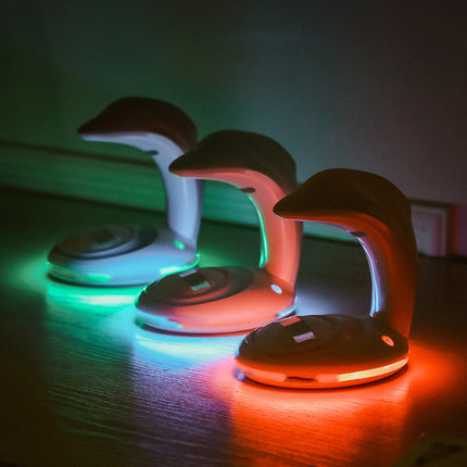 Luz proyector infantil ballena arcoíris