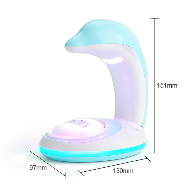 Luz proyector infantil ballena arcoíris