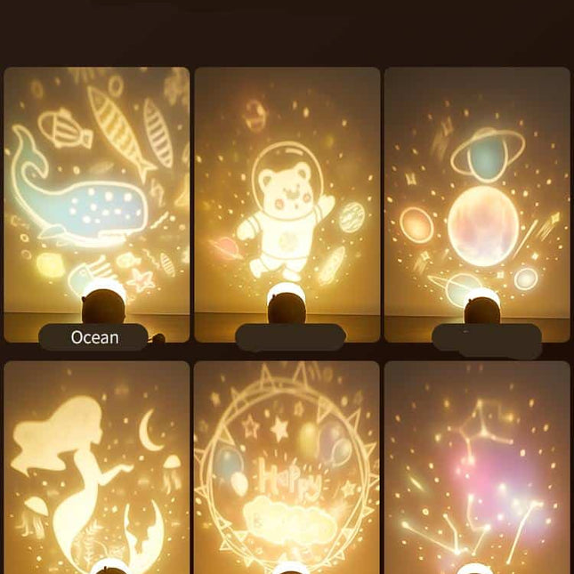 Luz nocturna proyector de estrellas