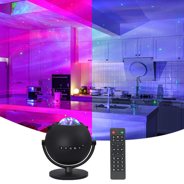 Proyector LED galaxias con altavoz Bluetooth