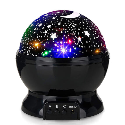 Proyector de estrellas giratorio lámpara infantil