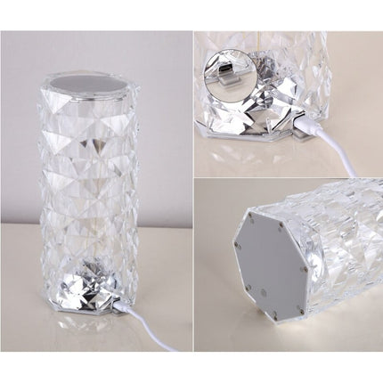 Lámpara de cristal decorativa con proyección