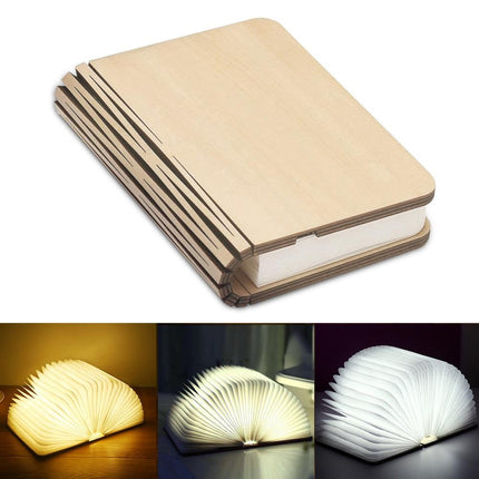 Lámpara LED plegable en forma libro