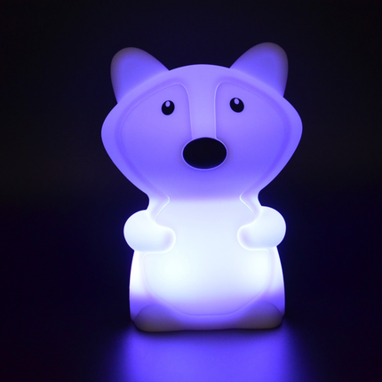 Luz quitamiedos zorro silicona para bebé