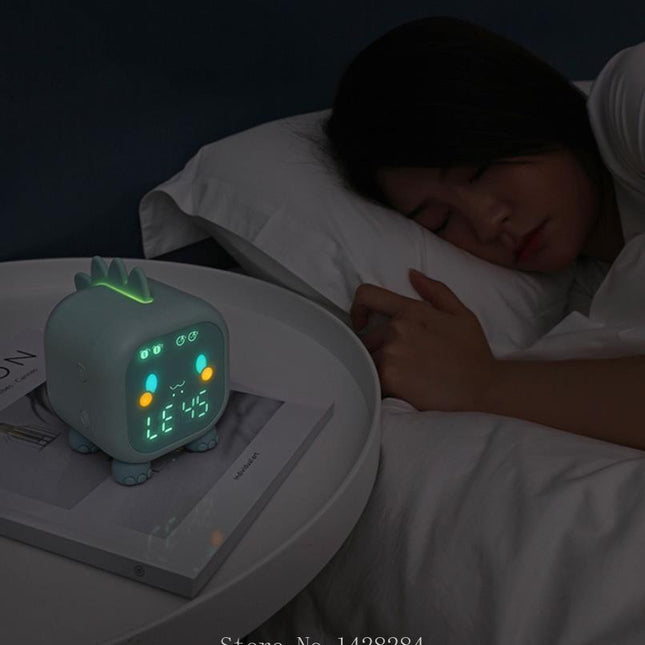 Luz de noche despertador dinosaurio infantil