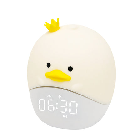 Despertador infantil digital con luz pollito
