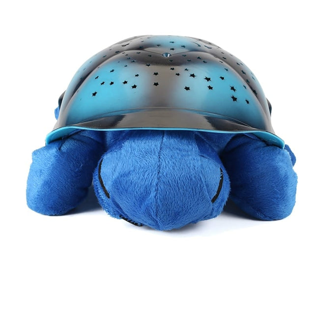 Peluche tortuga proyector de estrellas musical